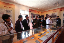 起义领导人林浩子女来泰安徂徕山抗日武装起义博物馆参观