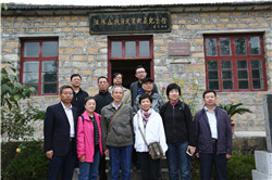 起义领导人林浩子女来泰安徂徕山抗日武装起义博物馆参观