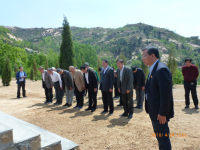 中国铁路济南局集团公司老年花卉协会来博物馆参观指导