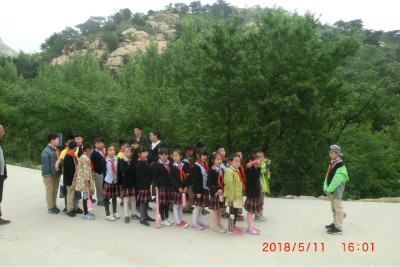 泰山大安小学来我馆参观学习