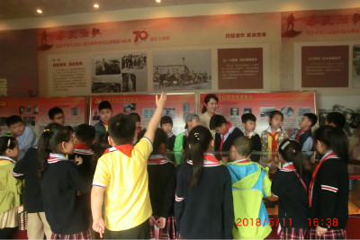 泰山大安小学来我馆参观学习