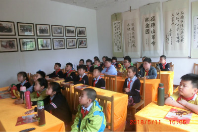 泰山大安小学来我馆参观学习