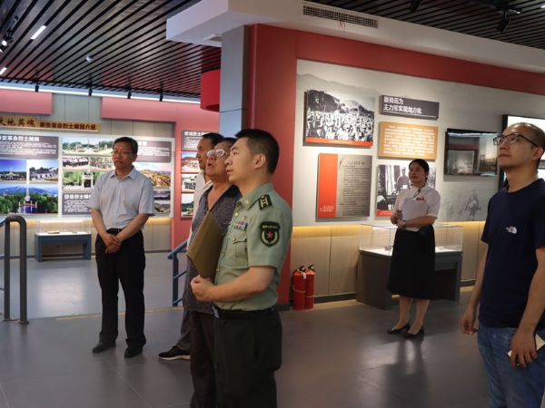 2022.6.21军分区检查国防教育基地建设情况